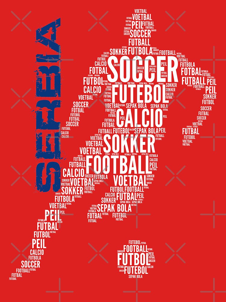 Serbia Football Typography by goodspy