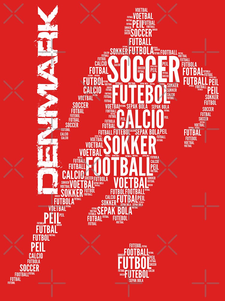 Denmark Soccer Typography by goodspy