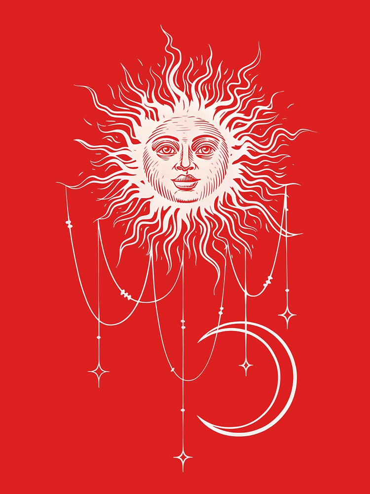 Widow's Bay Patricia's - Celestial Sun Crescent Moon BOHO by RiverFF