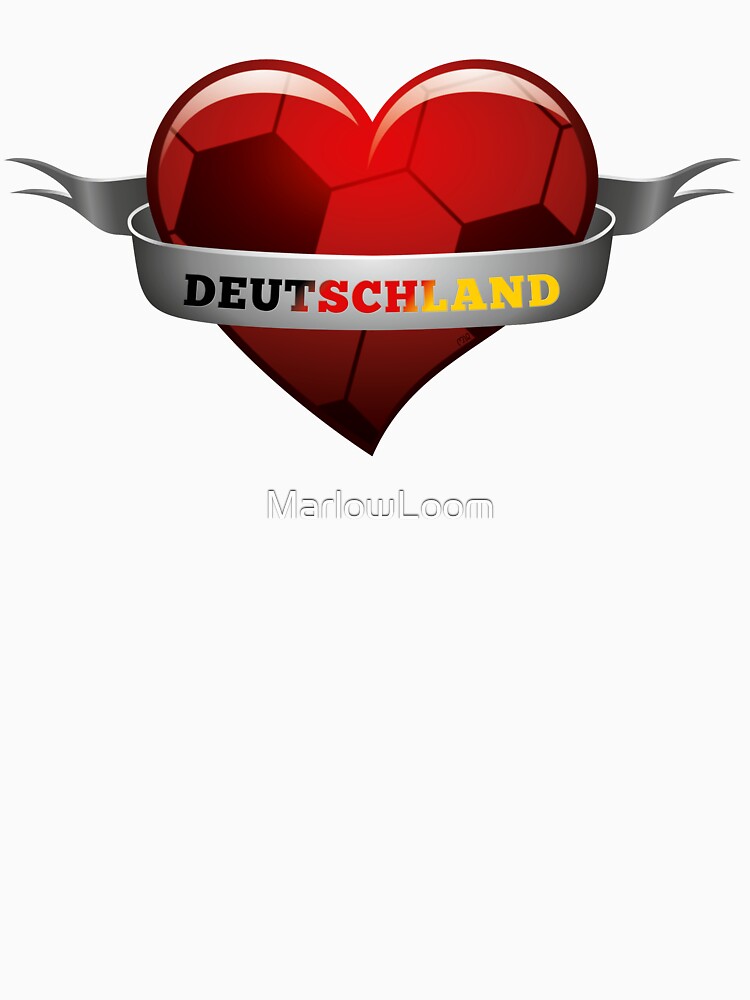 Germany soccer heart by MarlowLoom