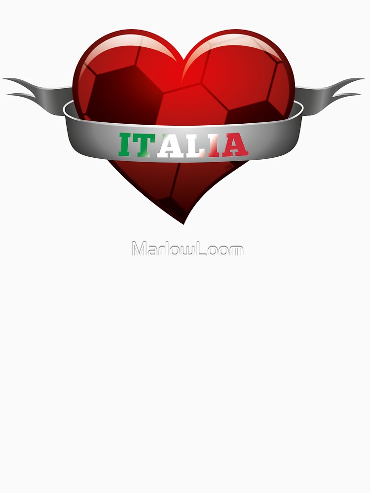 Italia Italy soccer heart by MarlowLoom