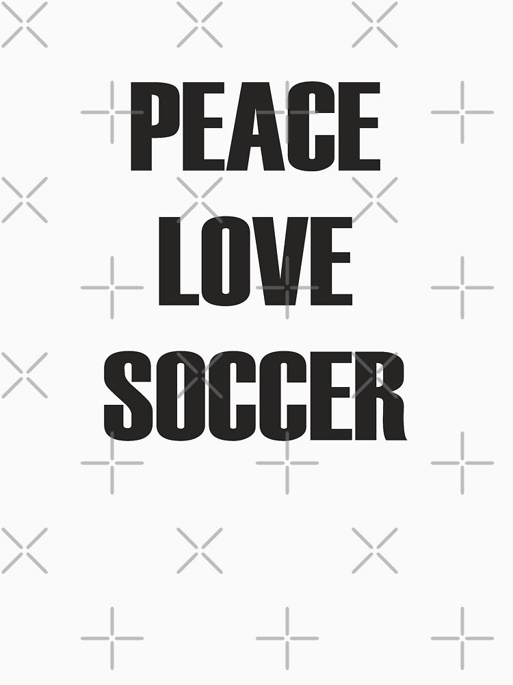 Peace Love Soccer by klaussmein