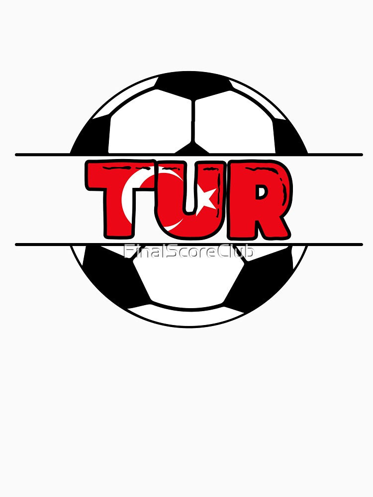 Turkey Soccer TUR Design by FinalScoreClub