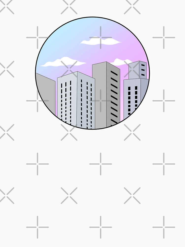 Cotton Candy City Skyline by TheeForestFox Shop
