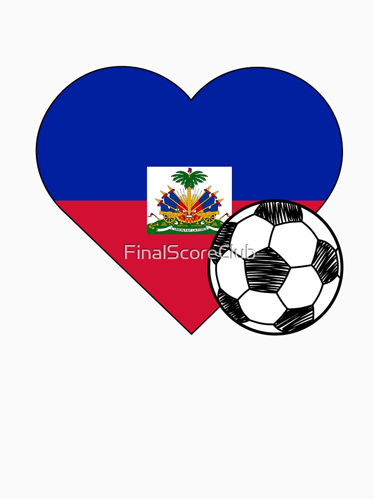 Haiti Soccer Heart Design by FinalScoreClub