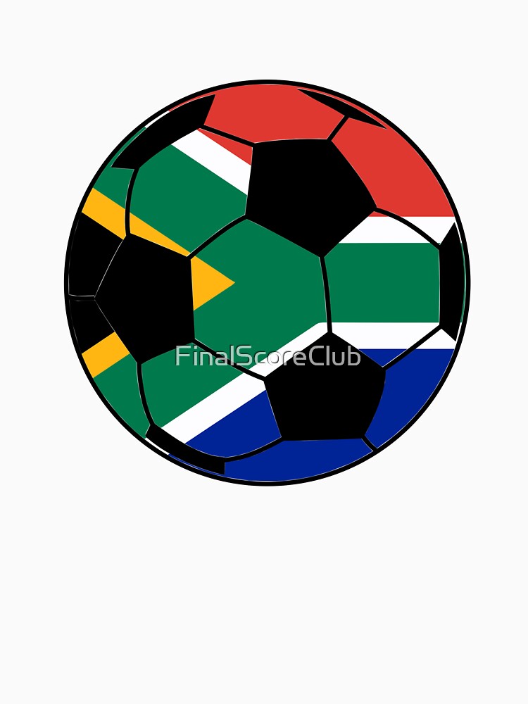 South Africa Flag Soccer Ball by FinalScoreClub