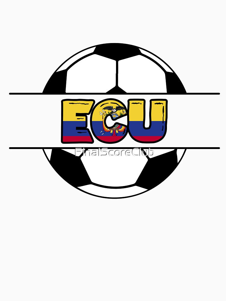 Ecuador Soccer ECU Design by FinalScoreClub
