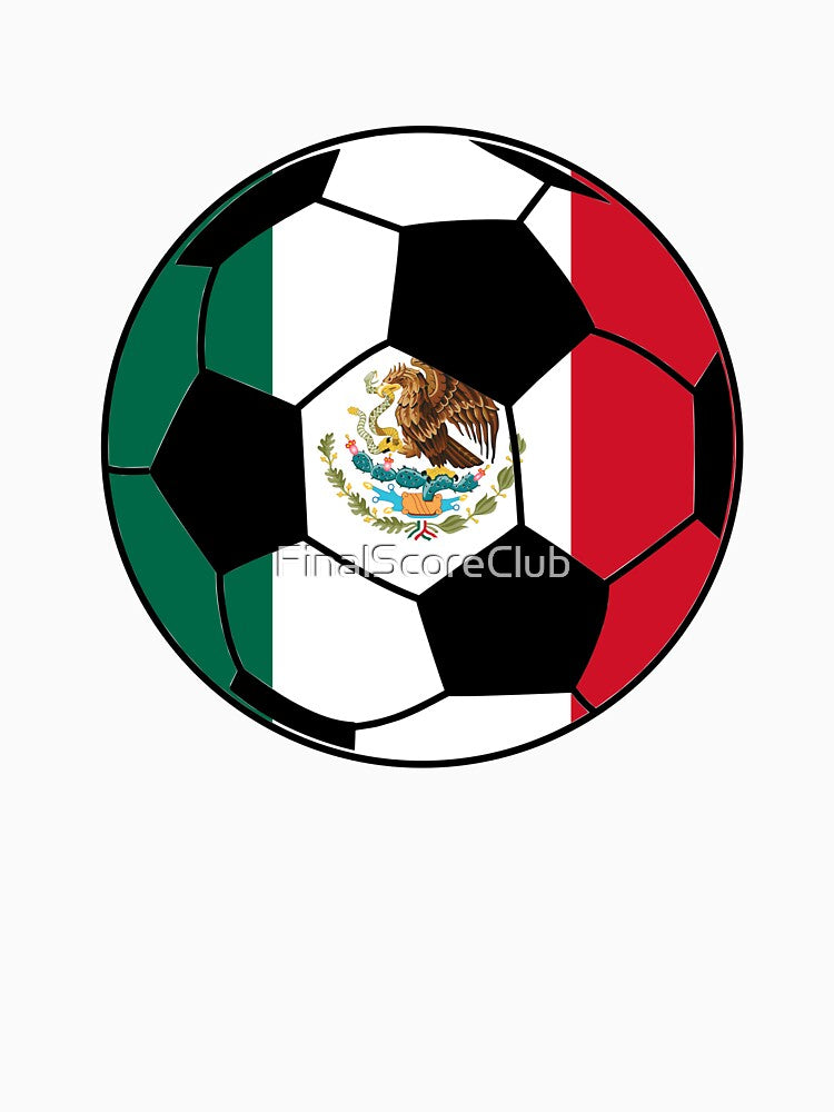 Mexico Flag Soccer Ball by FinalScoreClub