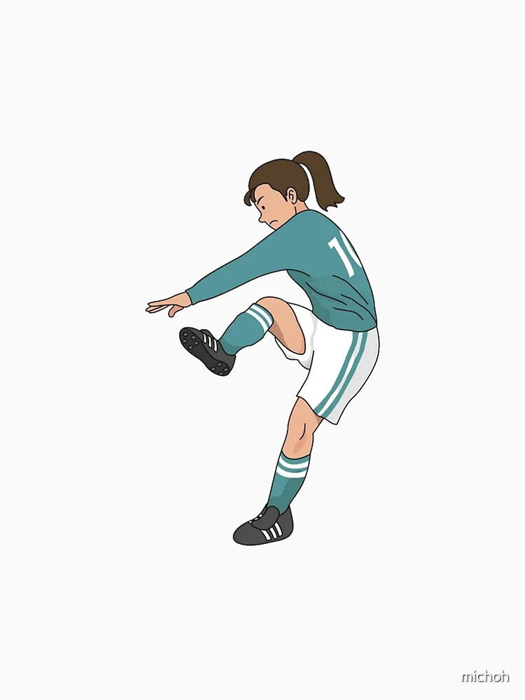 WOMAN SOCCER PLAYER by michoh