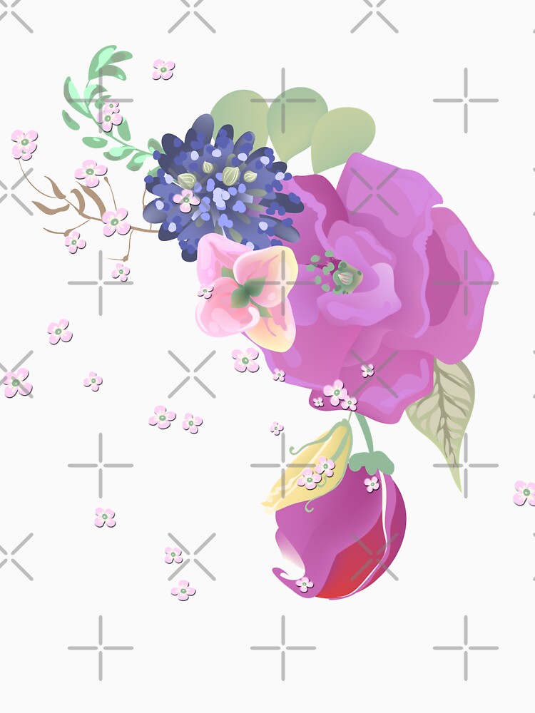 Pastel Floral Soft Colors Watercolor Affect by Delights