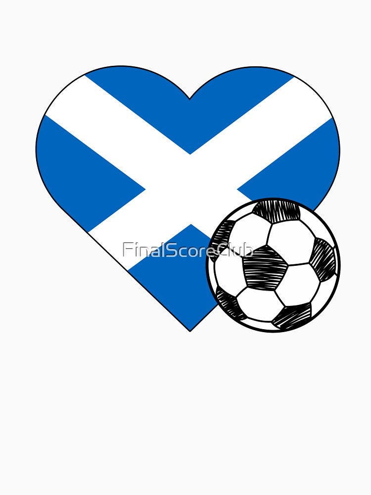 Scotland Soccer Heart Design by FinalScoreClub