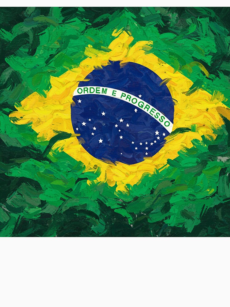 Abstract Brazilian Flag by MySignatureItems