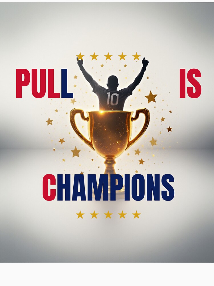 Pull Is Champion - USA Soccer & Pulisic Fan Jersey Graphic by pixelandpassionart