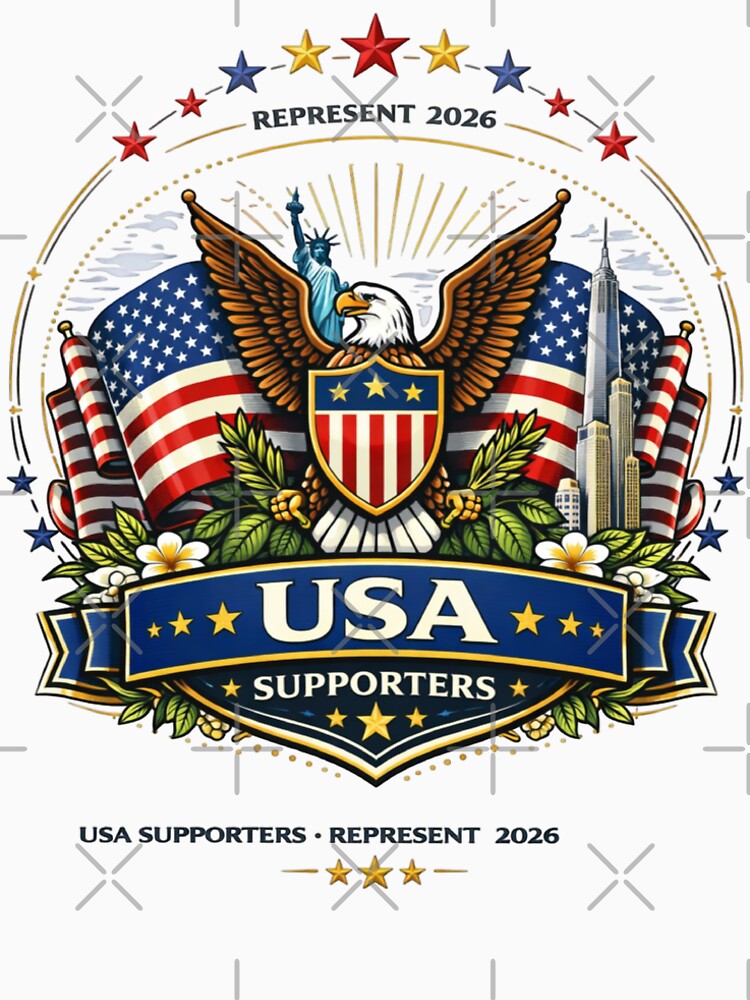 USA Soccer – Red White & Blue Pride | American Fans 2026 Shirt by Inner Flame Studio