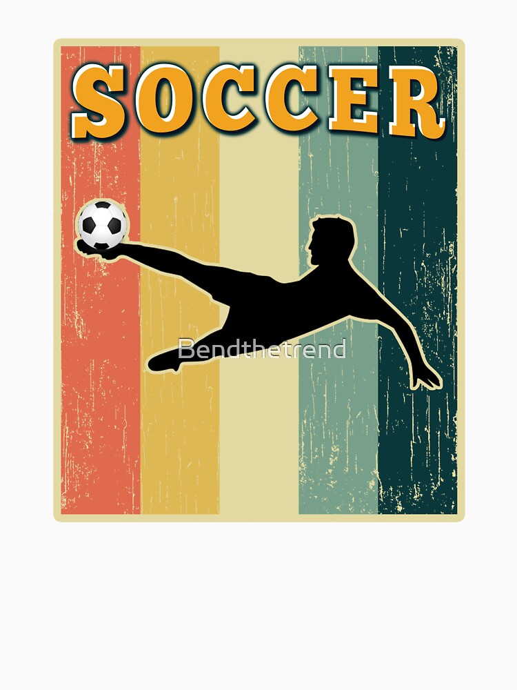 Vintage Retro Old School Soccer by Bendthetrend