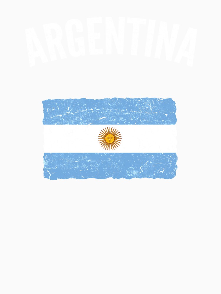 Vintage Argentina Argentinian Flag by vladocar
