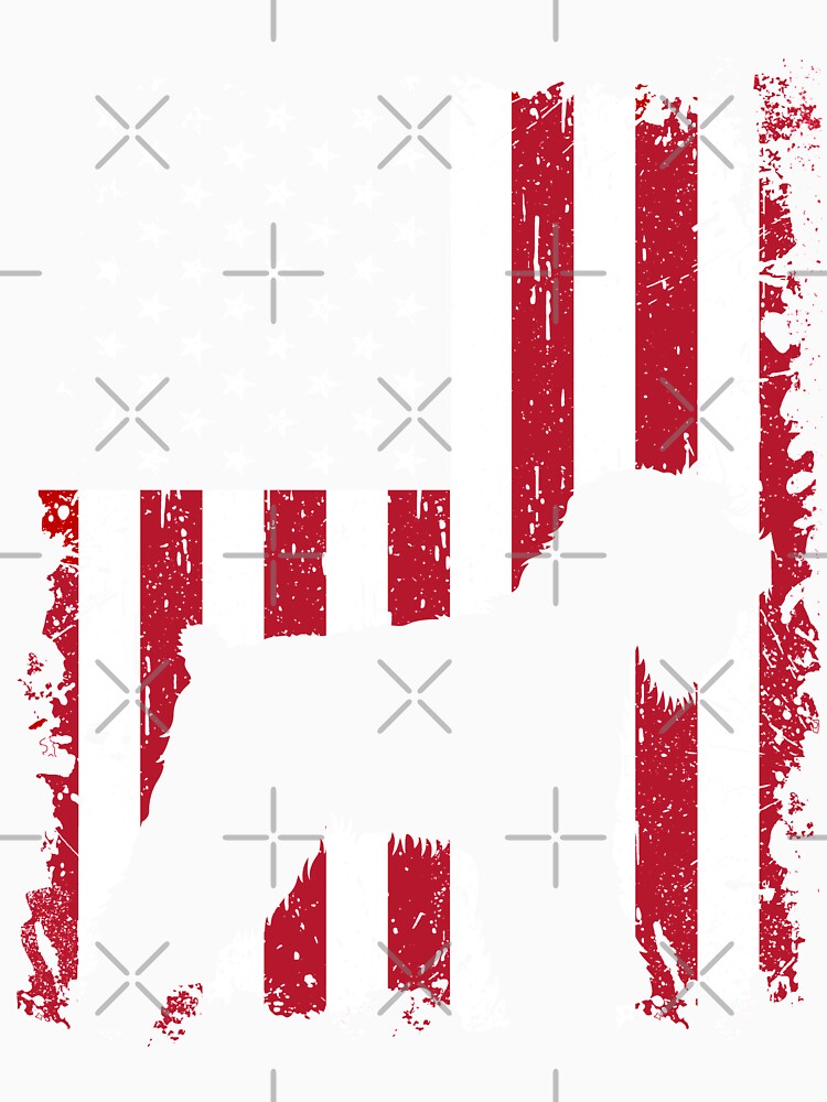 Soft Coated Wheaten Terrier Dog USA Flag Patriotic 4th of July by rafaeltto