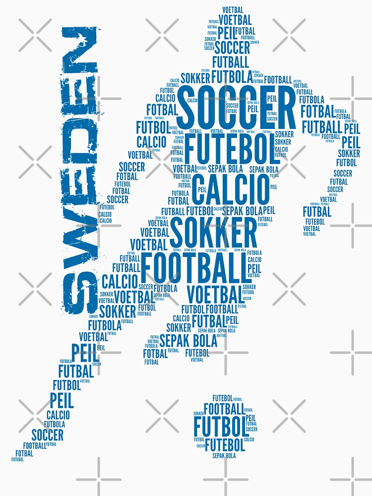 Sweden Football Typography by goodspy