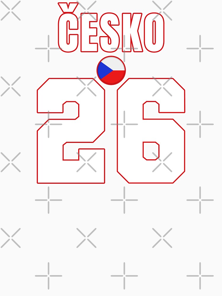 Czechia 26 Football Shirt Style Design – Czech Republic Team Apparel by The Hairy Melon