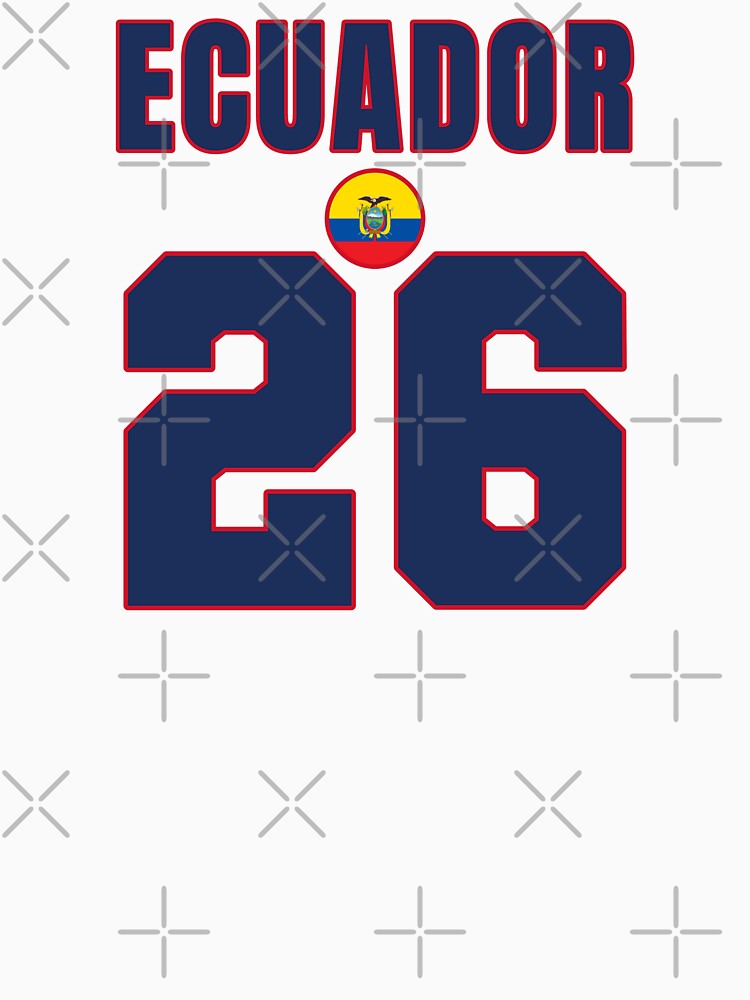 Ecuador 26 Football Shirt Style Design – Ecuador National Team Apparel by The Hairy Melon