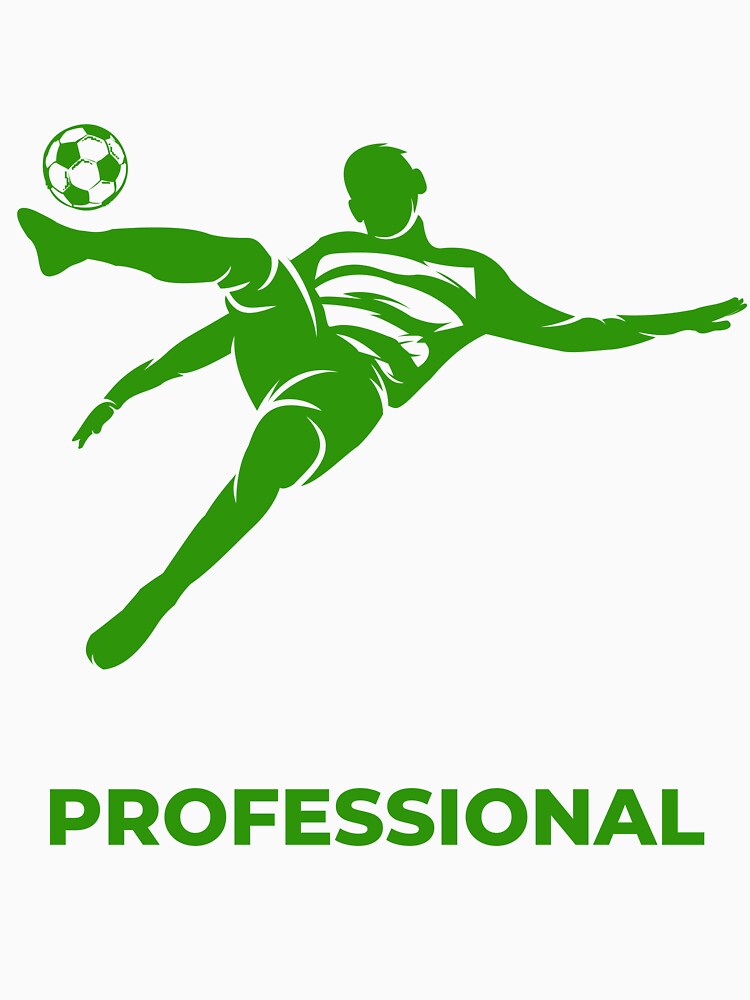 Football Green Professional Flying Player | Soccer Professional Maestro by Football Stickers World