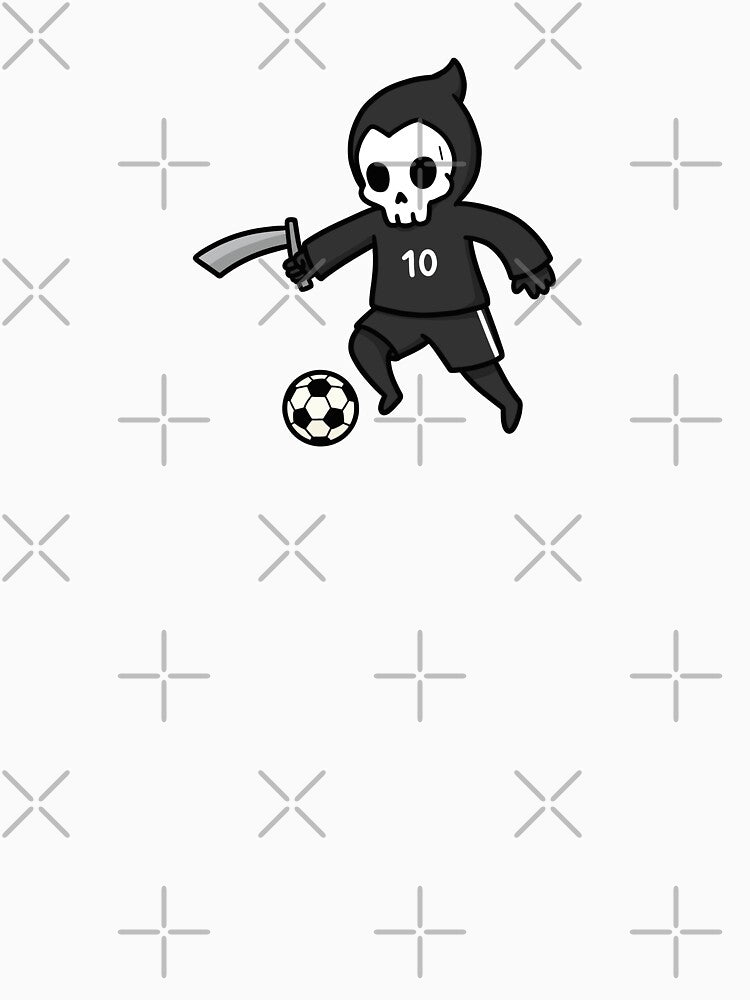 Doodle Death Playing Soccer by cc_art