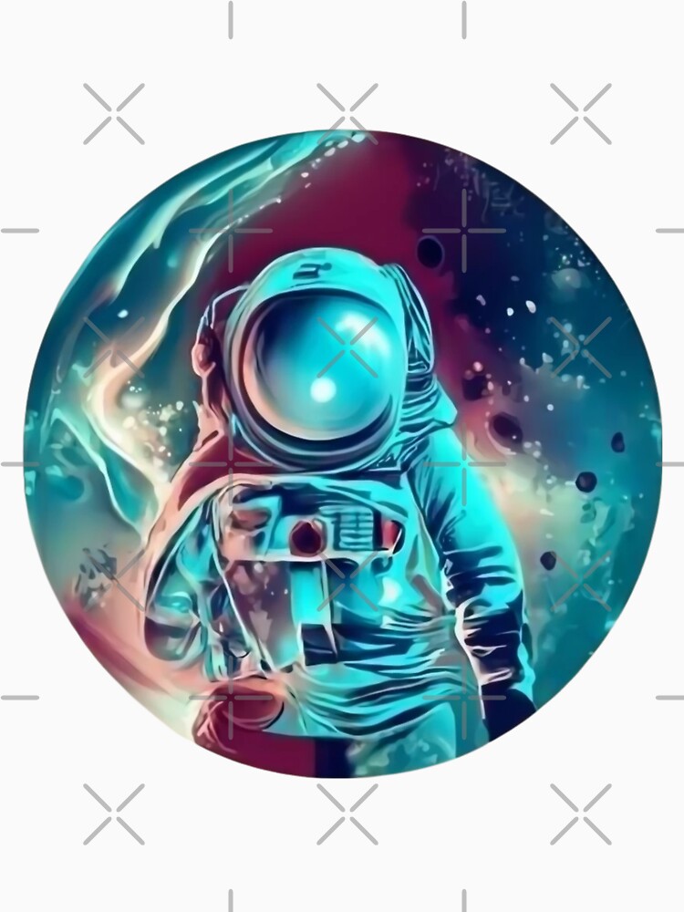 Astronaut Exploring Space/Journey Beyond Earth by Hubert  GrafikaExpressArtistry