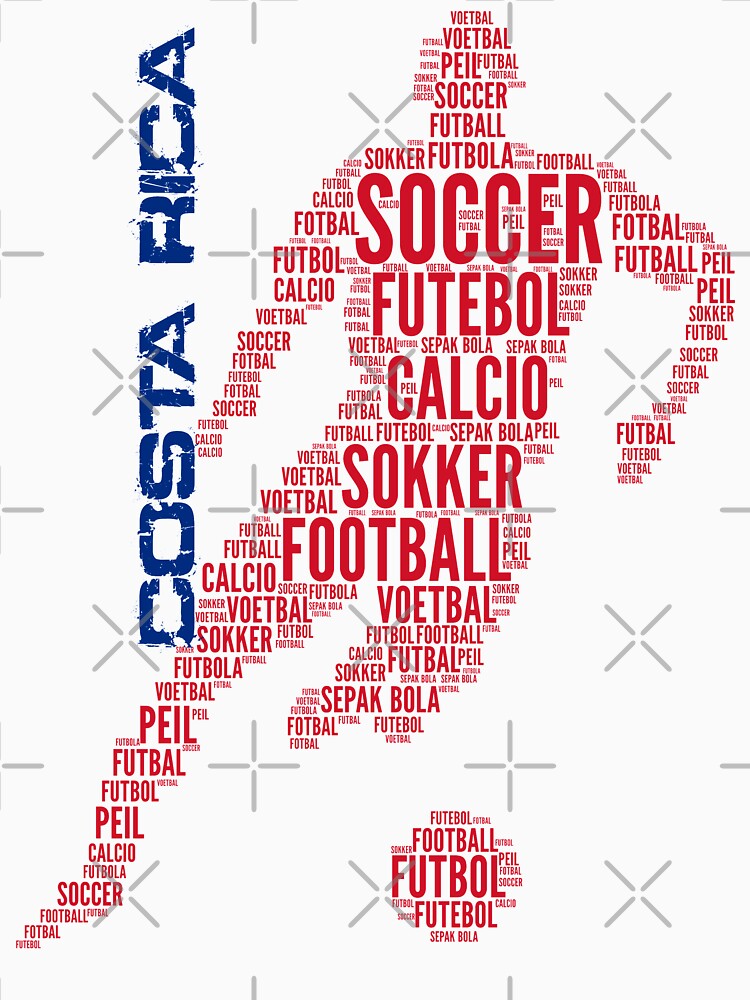 Costa Rica Football Typography by goodspy