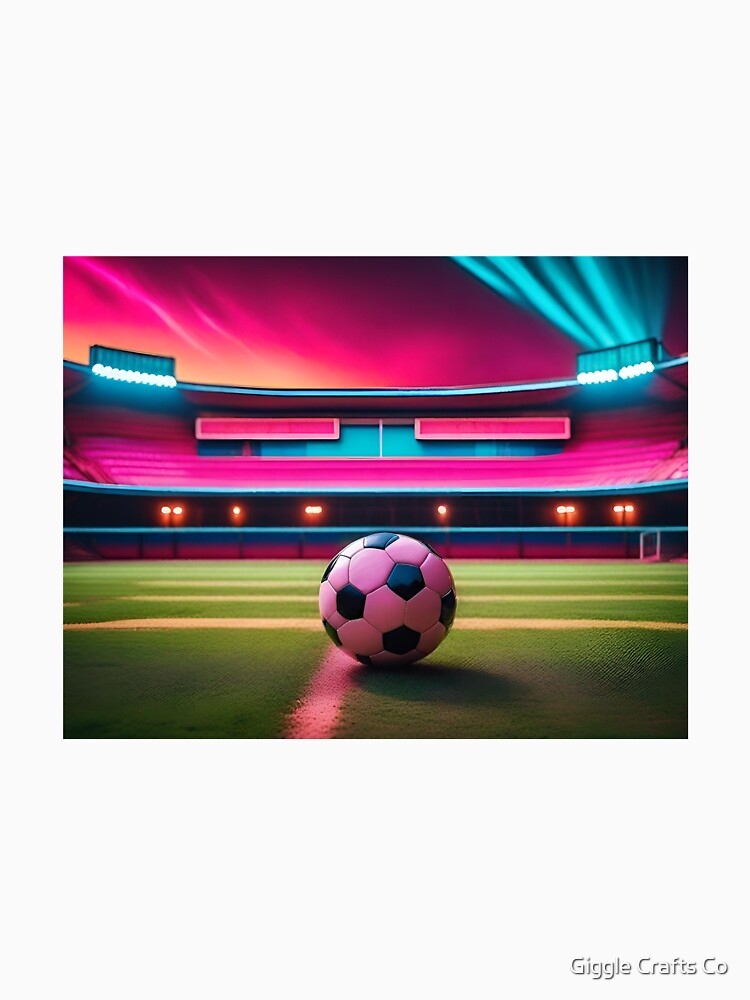 Retro Look Soccer Night Design by Giggle Crafts Co