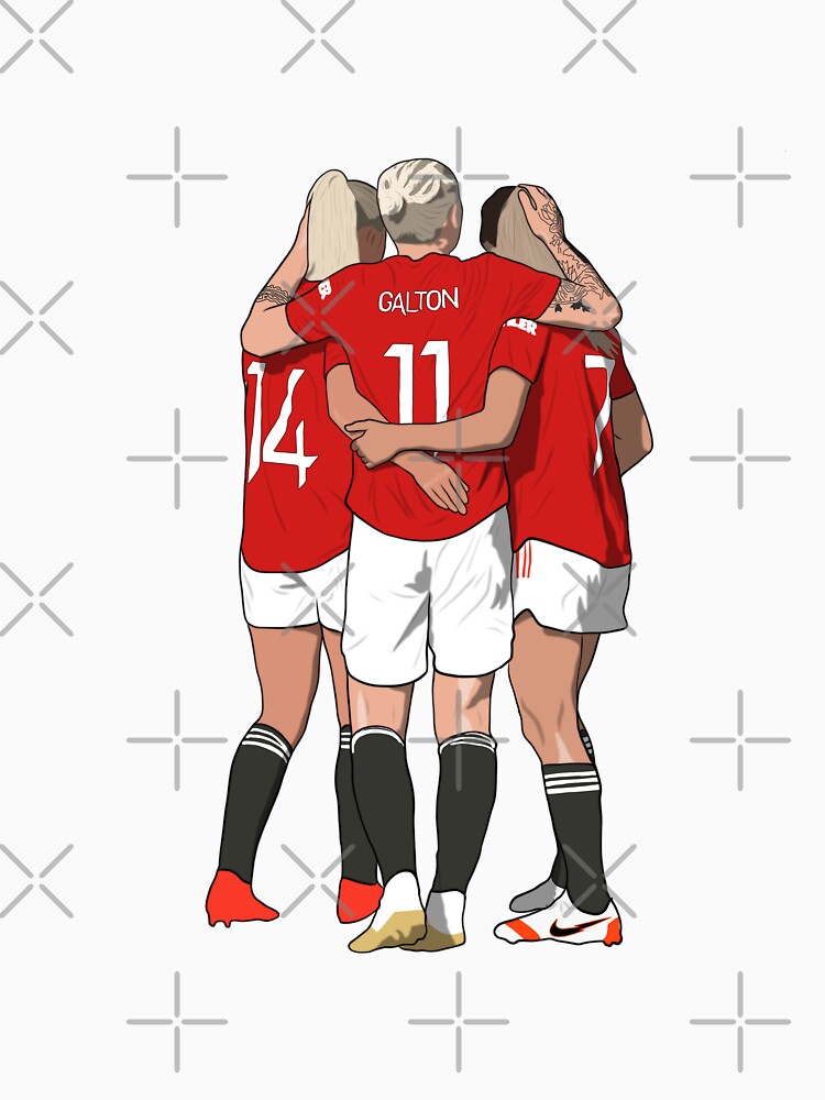 Leah Galton Ella Toone Jackie Groenen MUWFC by Hevding