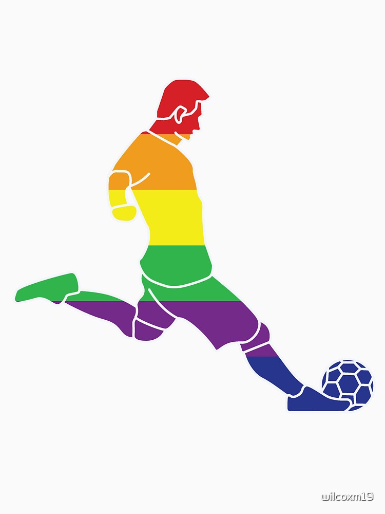 Rainbow Soccer Player by wilcoxm19
