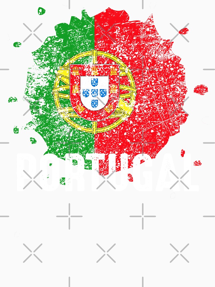 Portugal Flag Vintage Unique Distressed Design by NUMAcreations