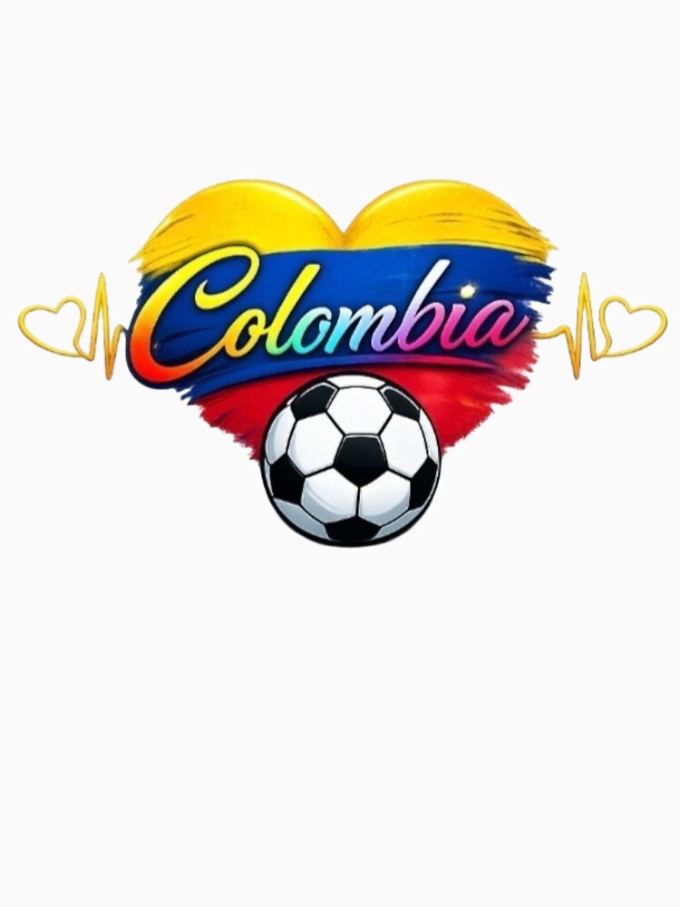 Colombia Soccer Heart – Colombian Flag Football Lover Gift by Unsololugar