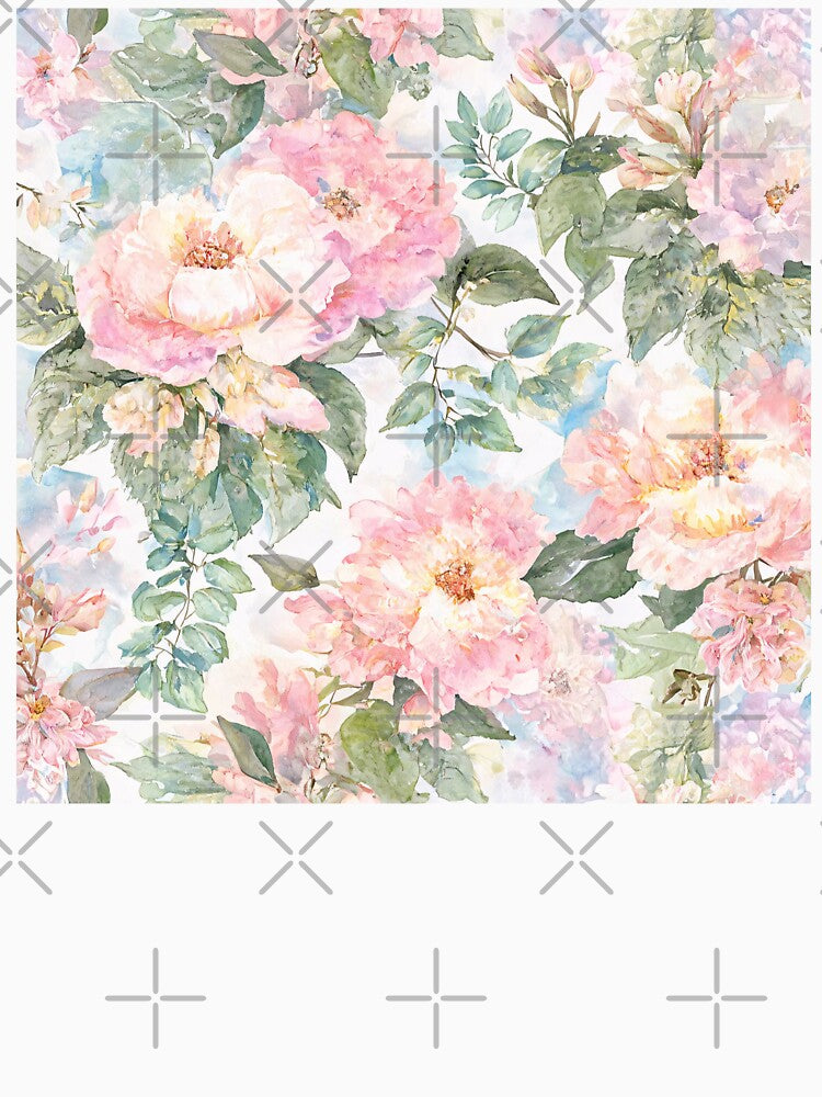 Soft Watercolor Vinatge Floral Pattern by SeamPix
