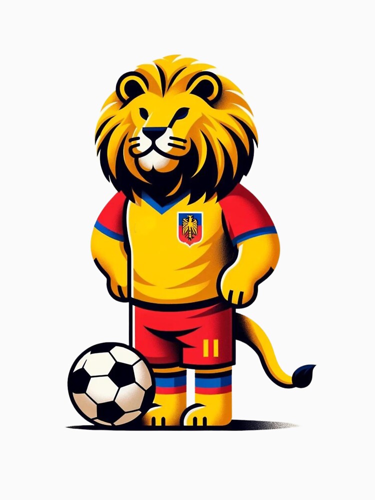 Romanian lion soccer t-shirt by maypp