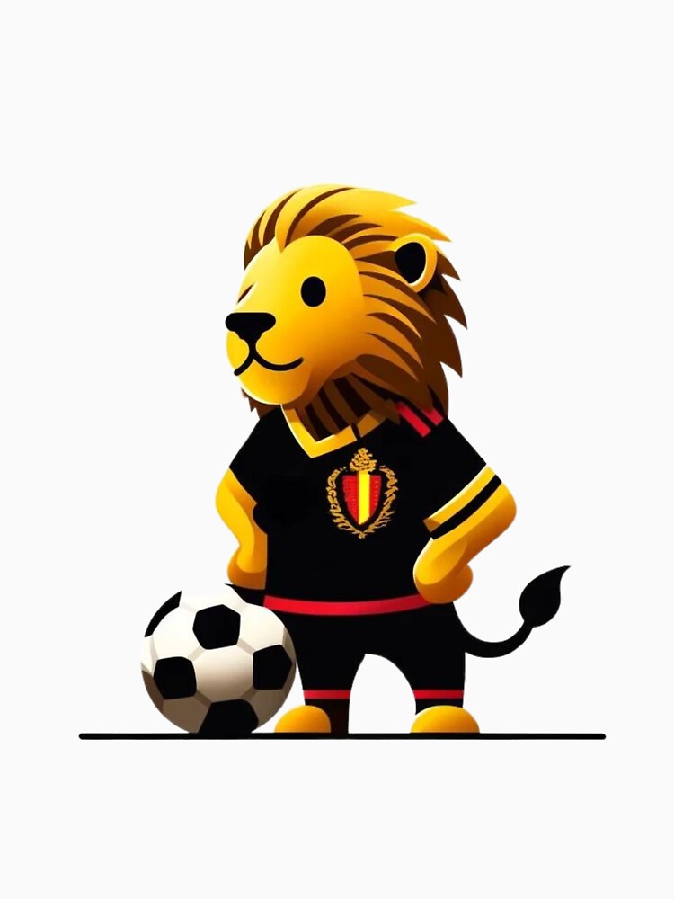 Belgium soccer lion supporting t-shirt by maypp