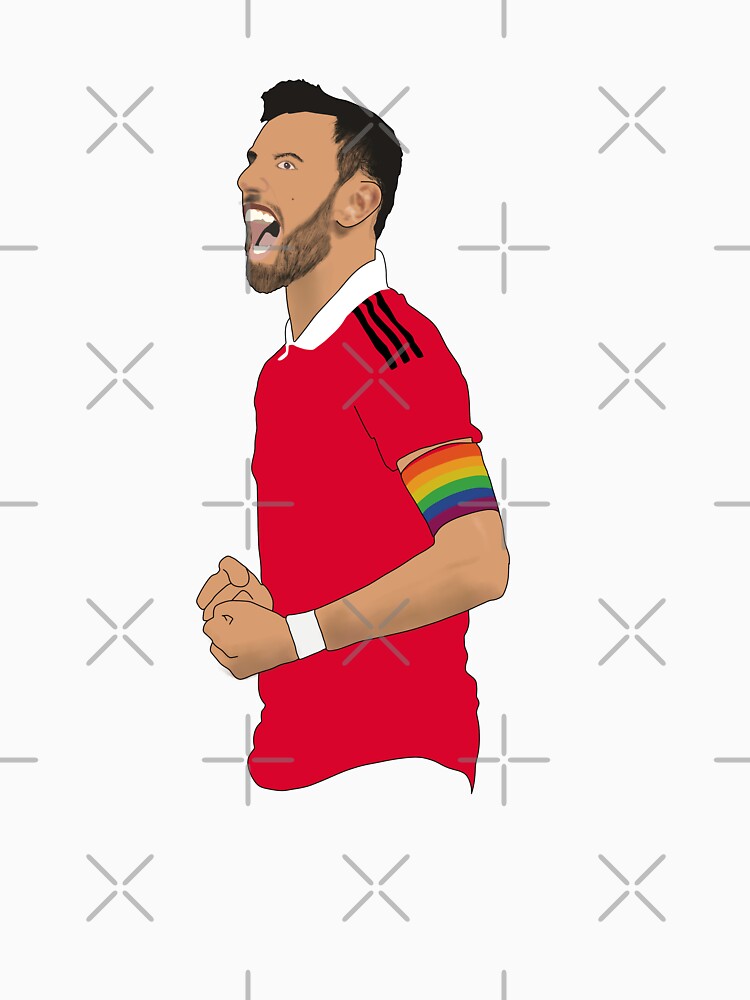 Bruno Fernandes United Captain Rainbow Armband by Hevding