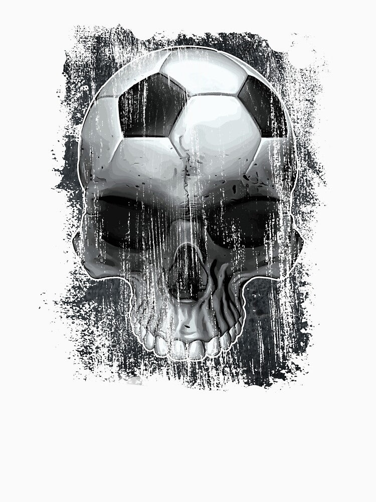 football soccer skull by drizzd