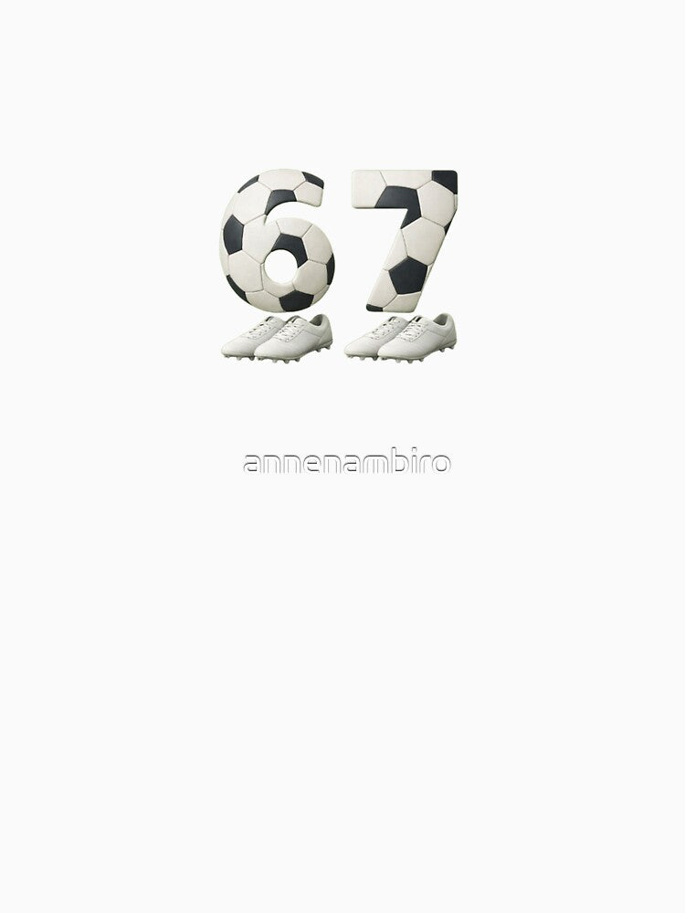 67 Soccer Number – Game-Day Inspiration by annenambiro