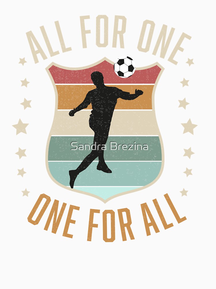 Football team spirit by Sandra Brezina
