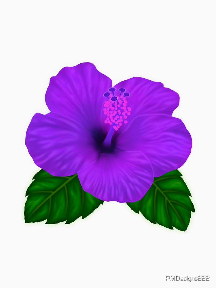Purple Hibiscus flower by PMDesigns222