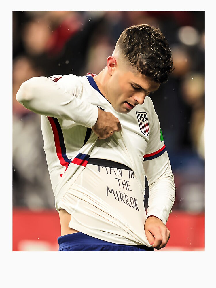 Pulisic Man In The Mirror Usmnt by geofretread