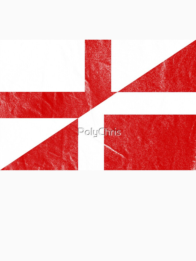England Denmark Flag by Carl's Clothing
