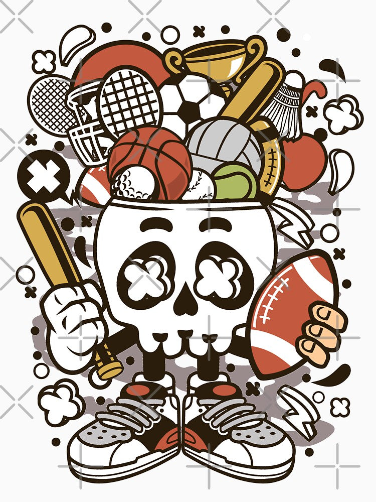 sports skull by K-ARO