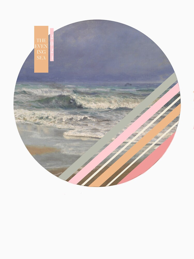 Evening Sea Circle by CurlewandPear