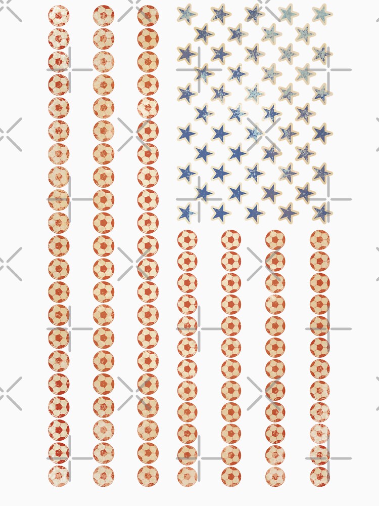 American Flag Soccer Balls - U.S.A. Soccer by Numero14