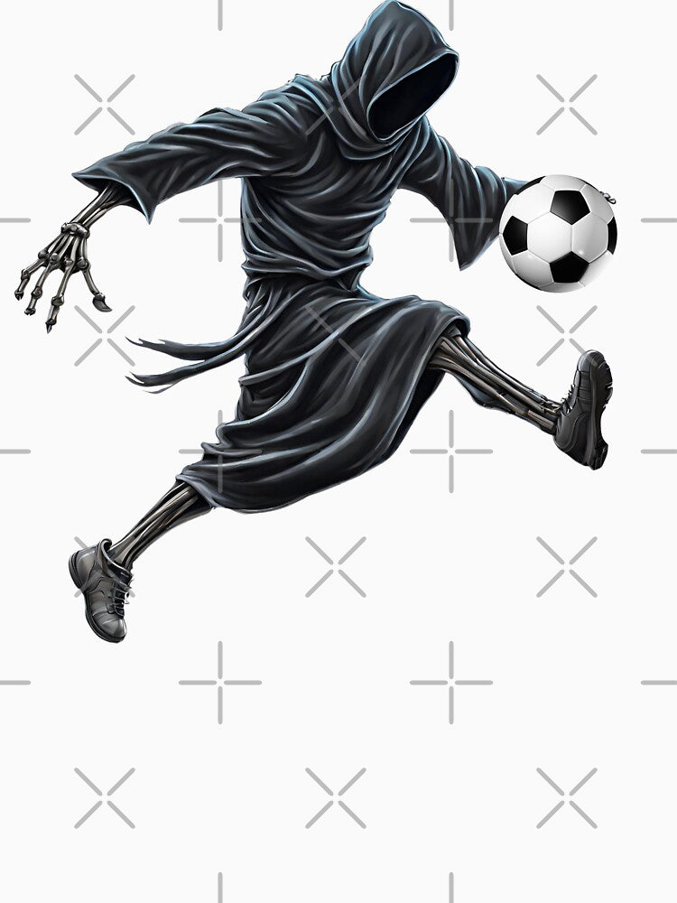 Skeletor Death Playing Football by Aquillashop