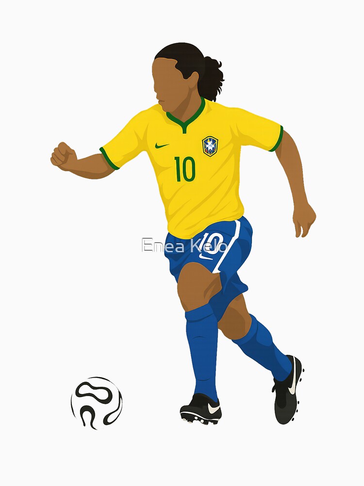 Ronaldinho Brazil in Action Sticker by Enea Kelo