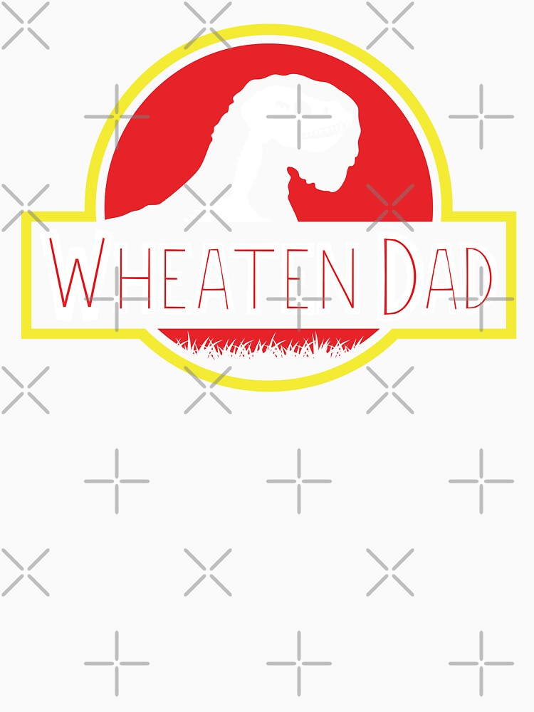 (For Dark Background) Jurassic Soft Coated Wheaten Terrier Dad by More Cute Dogs