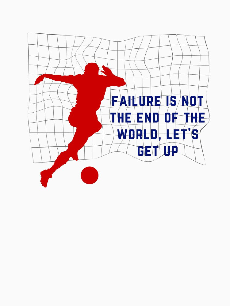 Motivational Quote Soccer Player Graphic by LoudVictory